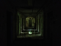 Eerie hallway in Kings Park Psychiatric Ward 
