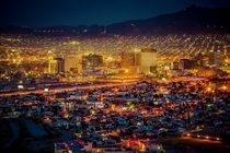 El Paso Texas - Night Skyline