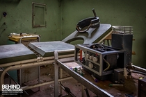 Electroshock Therapy Equipment in an abandoned asylum in Italy link to more pics in comments 