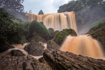 Elephant Falls in Dalat Vietnam 
