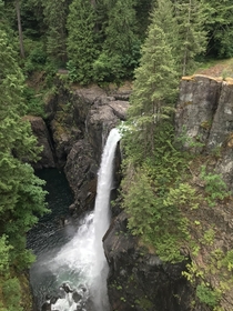 Elk Falls near Campbell River BC 