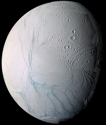 Enceladus the sixth-largest moon of Saturn 