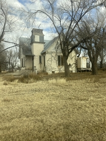 Englewood KS This church was built in  and has sat abandoned since  and was nearly destroyed by wildfires in late 