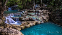 Erawan Falls in Thailand maybe there IS a God 
