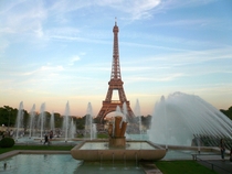 Evening Eiffel Tower from the Trocadero