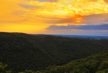 Evening sky in West Virginia USA OC  naturehacked
