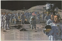 Every Apollo astronaut represented in one high-res illustration 