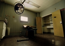 Examination room at a local abandoned hospital in California OC x