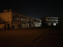 Explored an abandoned chemical factory this night Damn it was scary 