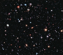 eXtreme Deep Field or XDF is a composite of thousands of photos taken by Hubble to display nearly a quarter of a million galaxies 
