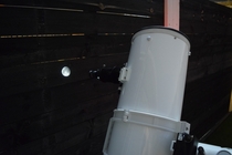 Eyepiece projection of the moon