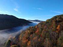 Fall in North Carolina mountains 