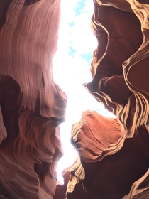 Fascinating rock structures at Lower Antelope Canyon National Park 