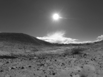 Fields of bleakness in Anza Borrego State Park California 