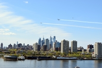 Fighter Jets over Philadelphia