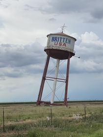Finally got a shot of the leaning water tower