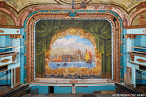 Fire Curtain Abandoned Theatre - USA 