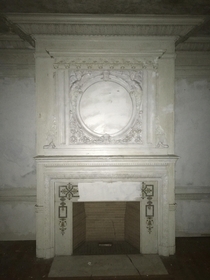 Fireplace in a mansion built in 