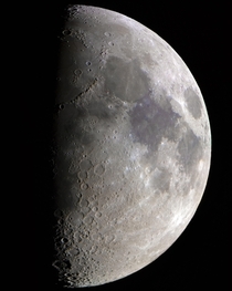 First Quarter Moon  High Res Image