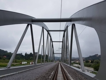 First rail bridge of this type in Sighisoara Romania