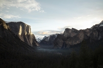First sunrise of the next decade at Yosemite 