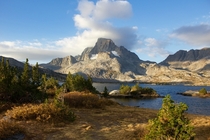 First time backpacking last week This was our campground the nd night Thousand Island Lake Ansel Adams Wilderness 