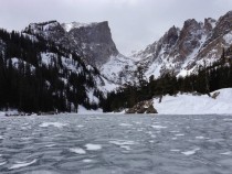 First Time out West did not disappoint Standing on Dream Lake Rocky Mountain National Park 
