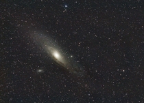First time photographing the Andromeda Galaxy 