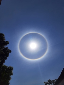 First time seeing a halo It was gorgeous