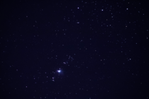 First try at Orion neb with single pic taken with Ti mm Zoom and  sec exposure this morn at am in Clearwater FL