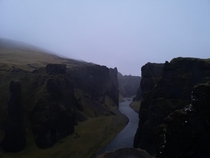 Fjarrgljfur Canyon Iceland 