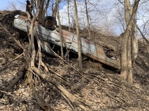 Flipped out over this abandoned car rural MN