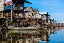 Floating village Siem Reap Province Cambodia 