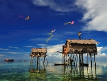 Flying Kites in Sabah Malaysia  photo by Andreas Kosasih