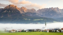 foggy at the village of tyrol Austriax-post rfoggypics