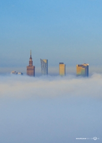 Foggy Warsaw by Rafa Ganowski Warsaw By Drone
