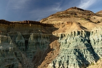 Foree Badlands at John Day Fossil Beds National Monument Oregon OC   