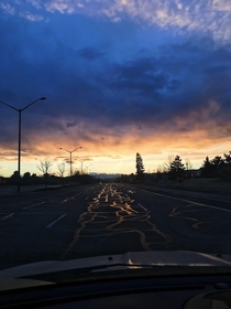 Fort Collins Colorado  Driving out of the storm was so beautiful