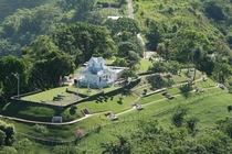 Fort George Trinidad The little white house was designed and built by a visiting Ashanti prince from Ghana 