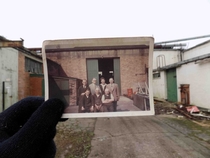 Found a photo of my Great-Grandad during his time at a local factory After exploring the now abandoned site I recognised where the photo was taken The original photograph was taken in August of 