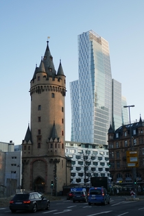 Frankfurt blend of old and new   x 