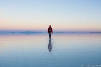 Fresh and salt water lakes speckle the salt flats in Salar de Uyuni Bolivia Hideki Mizuta 