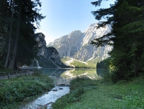 From my trip to the Italian Dolomites - Lago di Braies Italy 