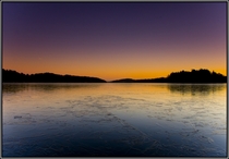 Frozen lake 