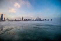 Frozen lake Chicago Illinois    Benn Jordan