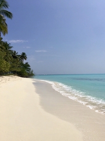 Fulidhoo - a local island in the Maldives 