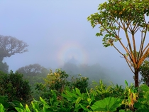 Full circle rainbow spotted by my partner during our drive through Sarch Costa Rica 