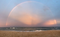 Full Rainbow over the Outer Banks North Carolina  Photo by Hailey Barnhill