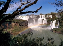 Full View of Igusz Falls from Argentine Side ArgentinaBrazil