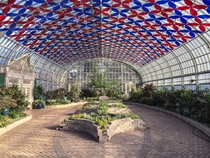 Garfield Park Conservatory - Show House Architect - Jens Jensen  Florescence installation by Luftwerk  x